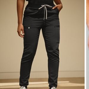 Fabletics Black Jogger Pants with Drawstring
